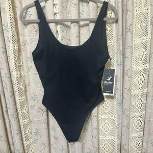 Glyder Sculpt Bodysuit Black Size Large NWT One-Piece